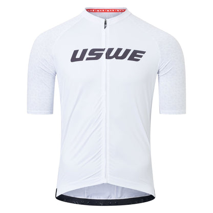 Maillot Manches Courtes USWE GRUS GRAVEL Blanc