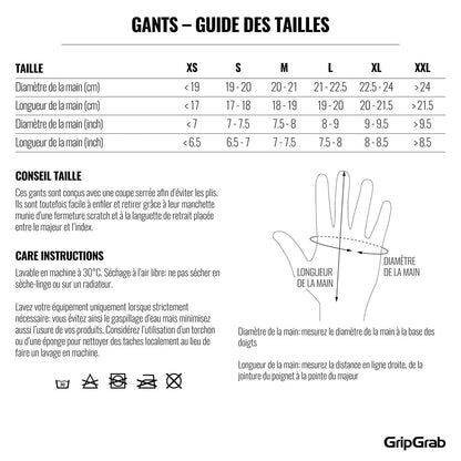 Gants GRIPGRAB RIDE II Mi-Saison Coupe-Vent Noir