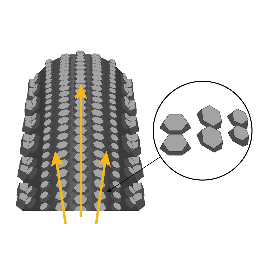 Pneu ENVE HEX 700x40 Tubeless Ready Beige