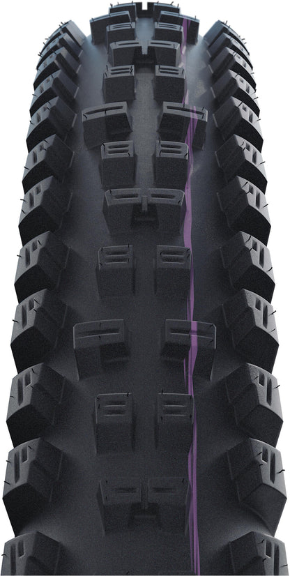 Reifen SCHWALBE TACKY CHAN 29x2.40 ADDIX ULTRASOFT SUPERDOWNHILL Tubeless Ready Faltbar Schwarz