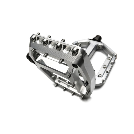 Pédales Plates HXR COMPONENTS AXE ACIER Brut