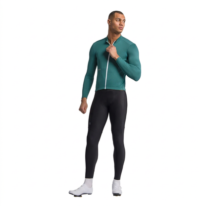 Maillot Sportful Classic vert, vue en pied sur fond blanc