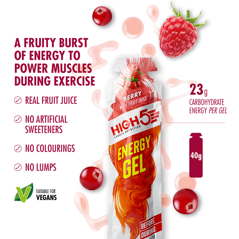 Pack Energy Gel HIGH5 ENERGY GEL (20x23g) Mix Geschmacksrichtungen