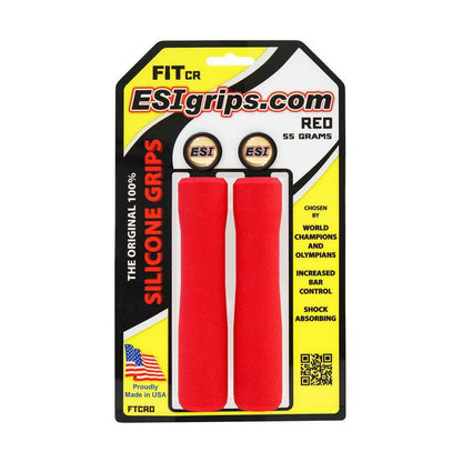 Grips ESI FIT CR (CHUNKY/RACER'S EDGE COMBO) 130 mm Rot