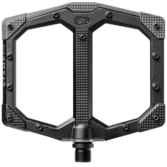 Pédales Plates CRANKBROTHERS STAMP EVO Large Noir
