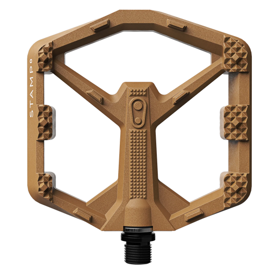 Pédales Plates CRANKBROTHERS STAMP 0 Large Marron