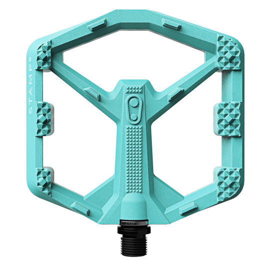 Pédales Plates CRANKBROTHERS STAMP 0 Large Turquoise