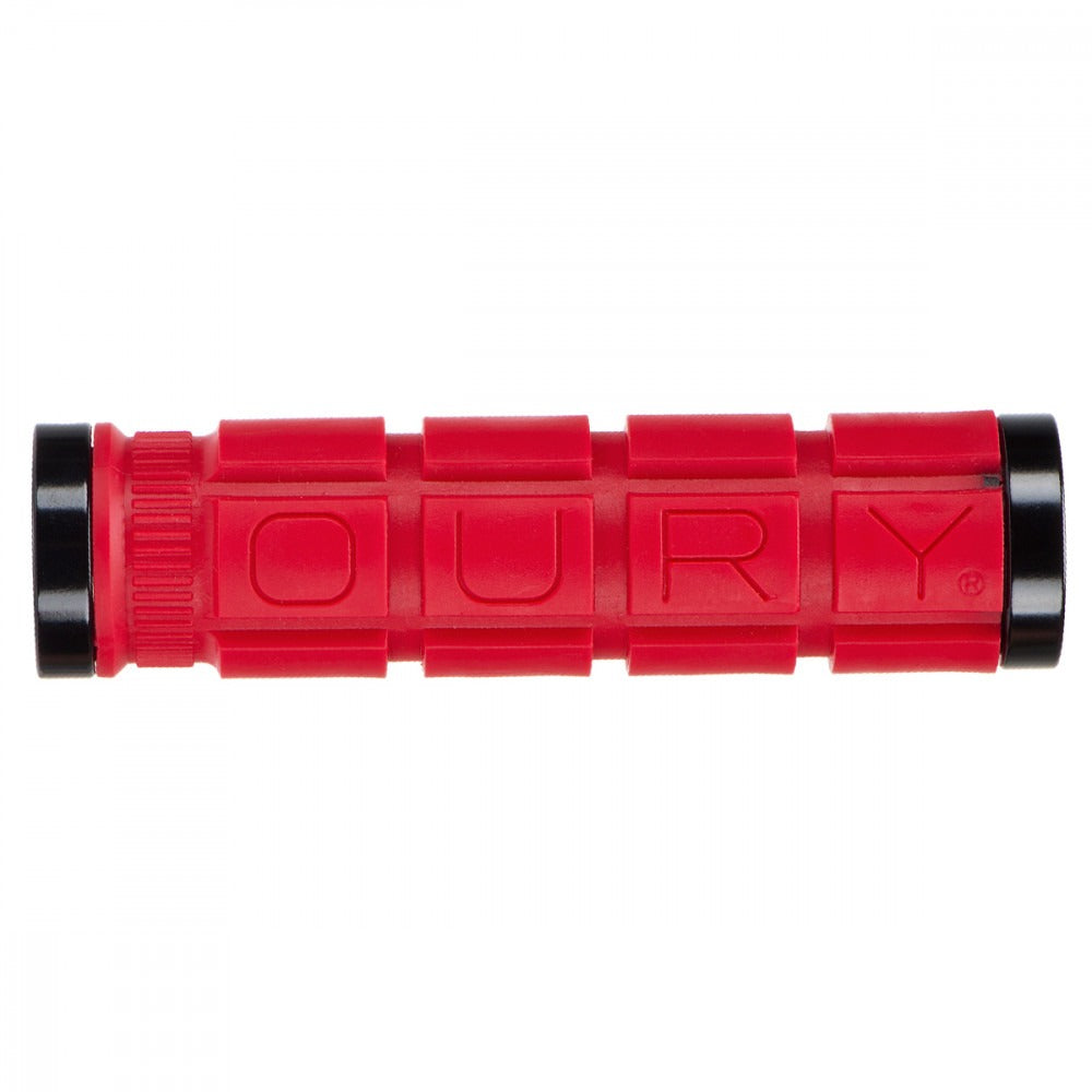 Grips OURY Double Lock-on 127mm Rouge