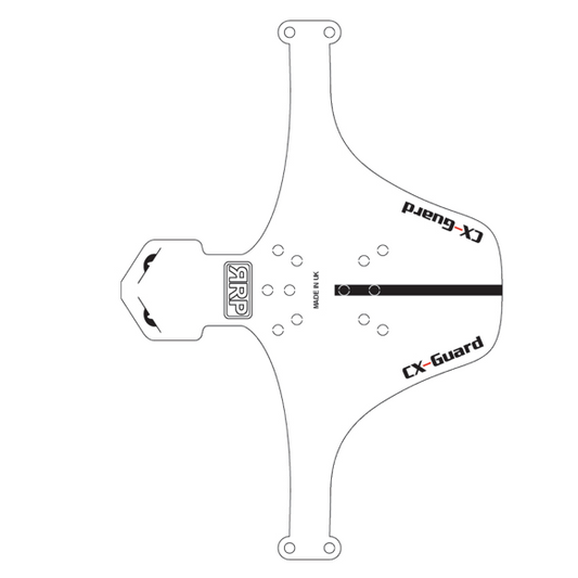 Schutzblech Vorne RRP CX GUARD Weiß