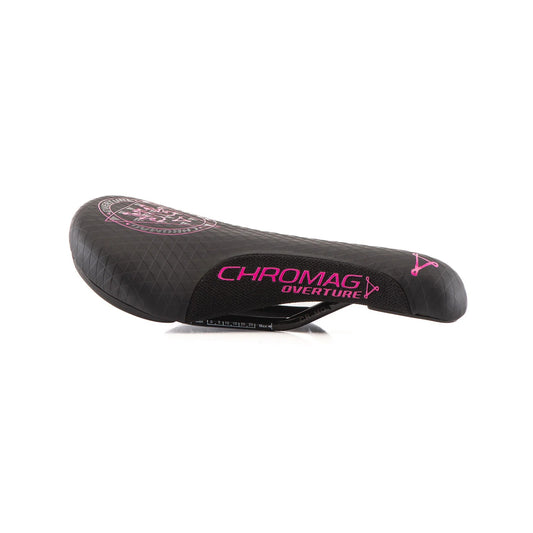 Sattel CHROMAG OVERTURE Semenuk Rails CrMo Schwarz/Pink