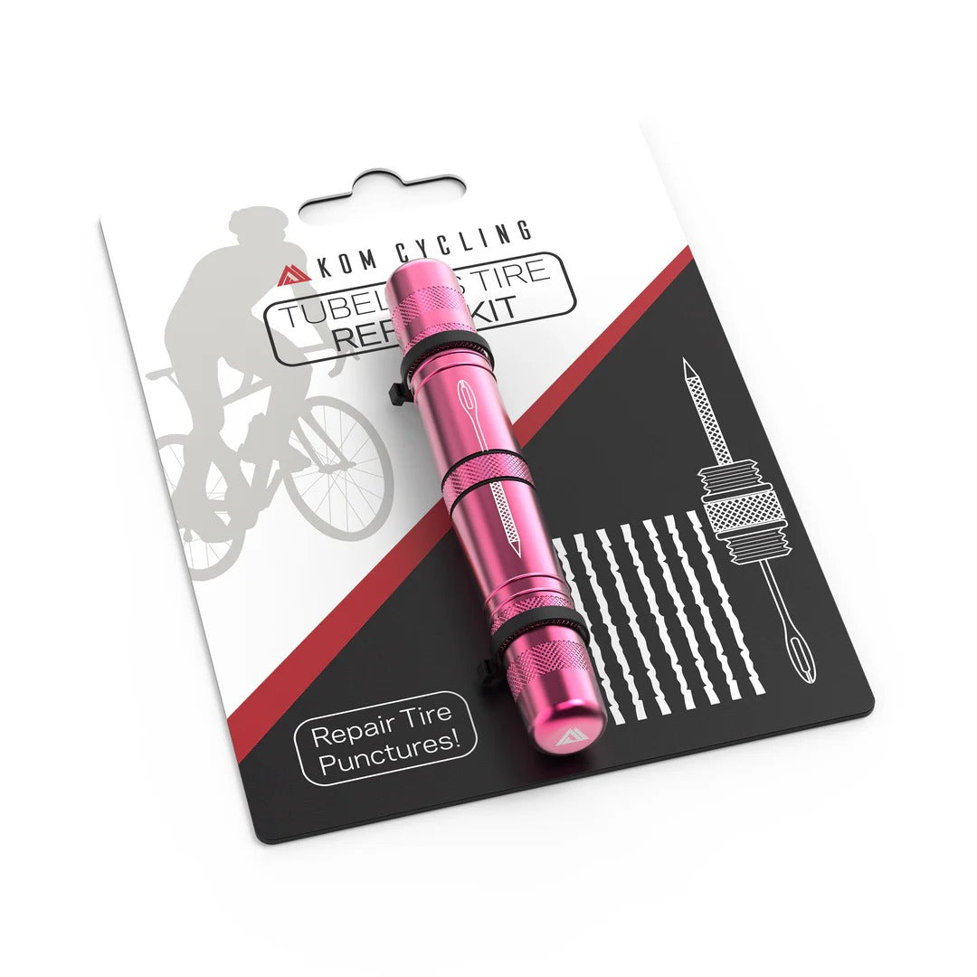 KOM CYCLING Tubeless Repair Kit Pink