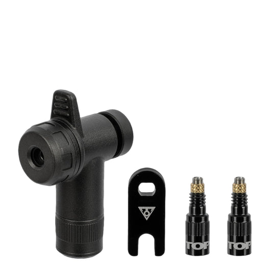 Ventil-Adapter TOPEAK TURBOFLOW COMBO RAPIDHEAD