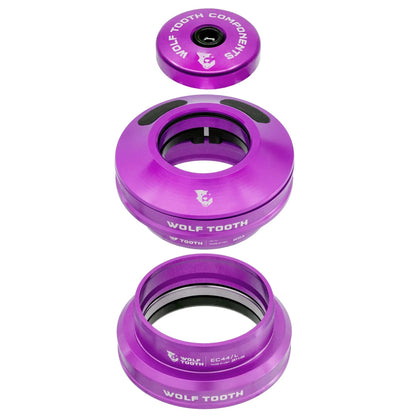 Externer Steuersatz WOLF TOOTH PREMIUM AERO EC44 Violett