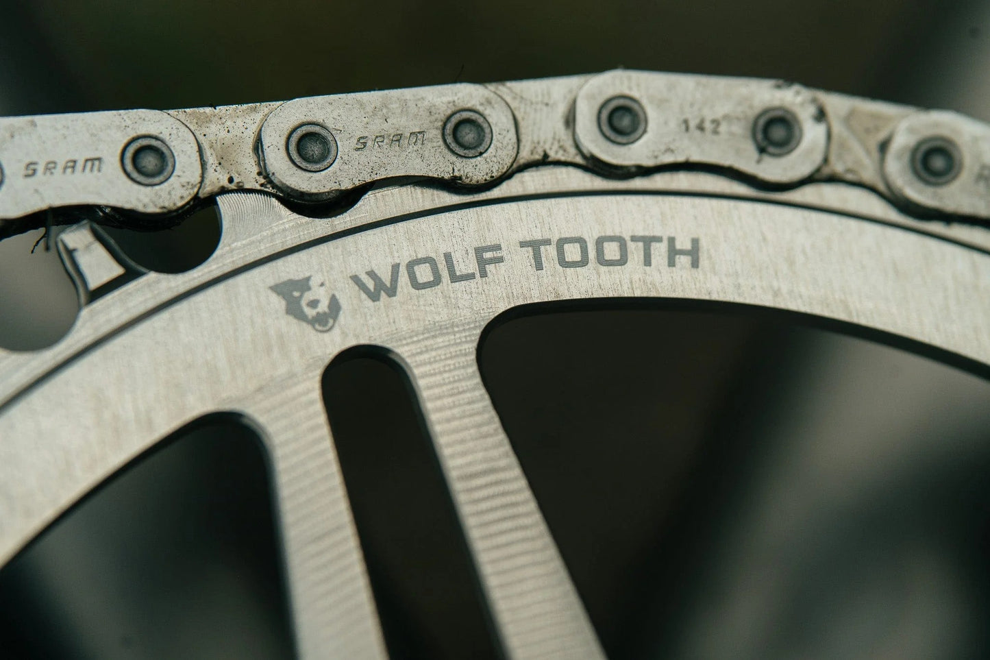 Kettenblatt Mono WOLF TOOTH BOOST Direct Mount SRAM Raw Silver