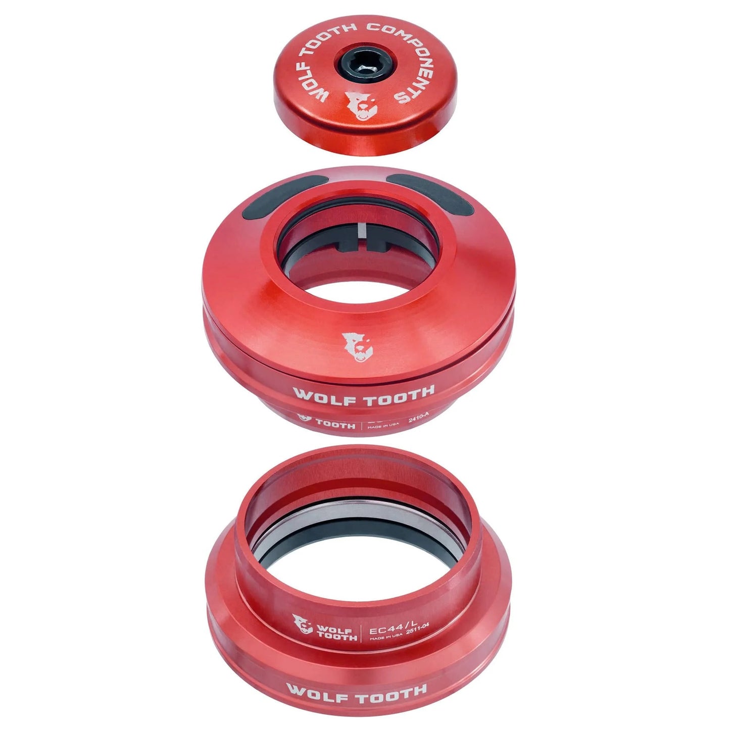 WOLF TOOTH EC44 Steuersatz Rot
