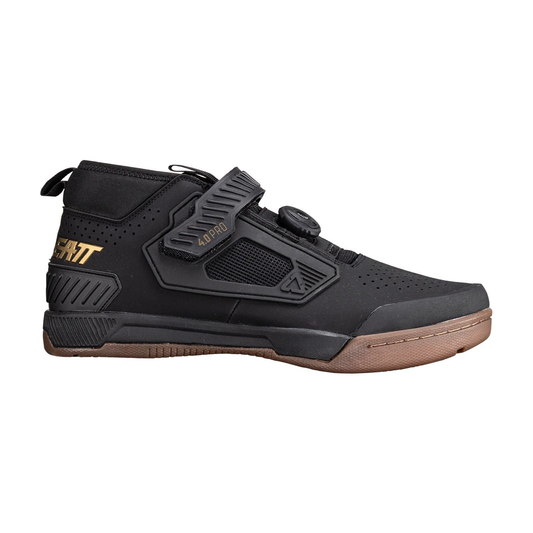 Chaussures VTT LEATT PROCLIP 4.0 Noir – fond blanc, cadrage harmonisé