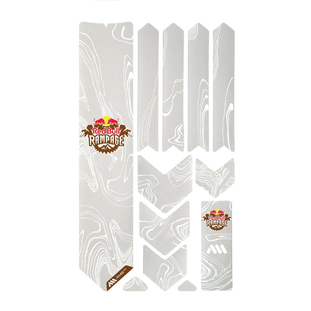 Klebeschutz für ALL MOUNTAIN STYLE EXTRA Rahmen Red Bull Rampage Ridgeline Weiß