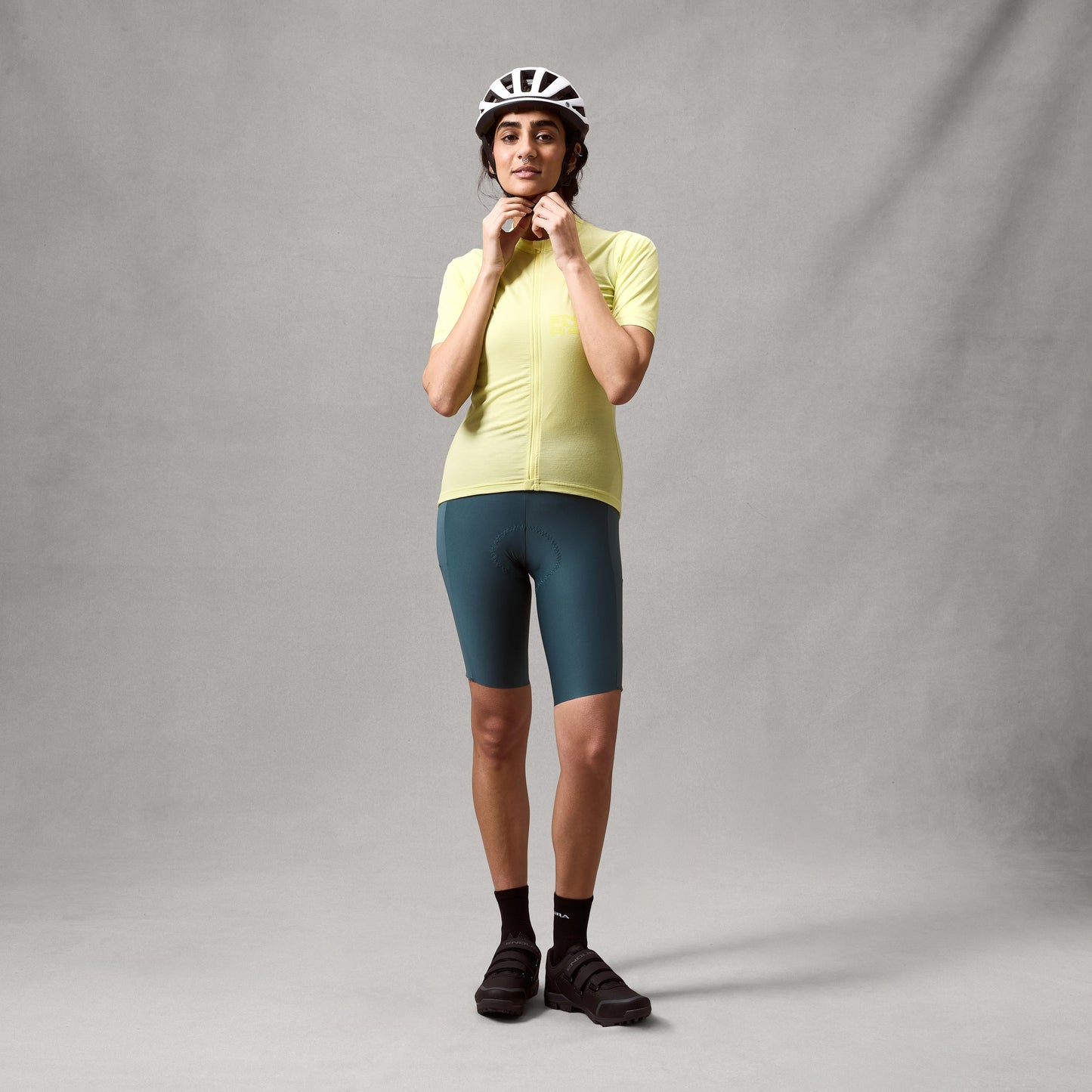 Cuissard Court à Bretelles ENDURA ALLTRACK RIDE Femme Teal