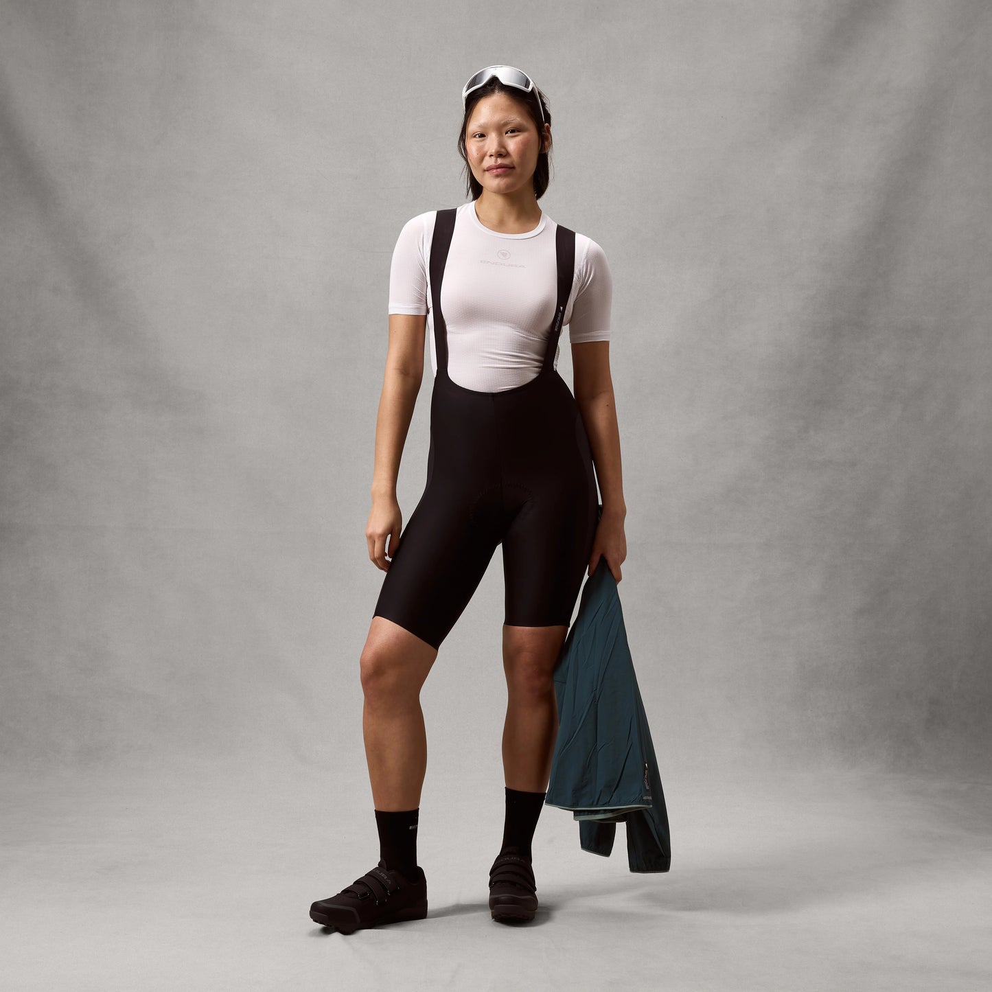 Cuissard Court à Bretelles ENDURA ALLTRACK RIDE Femme Noir