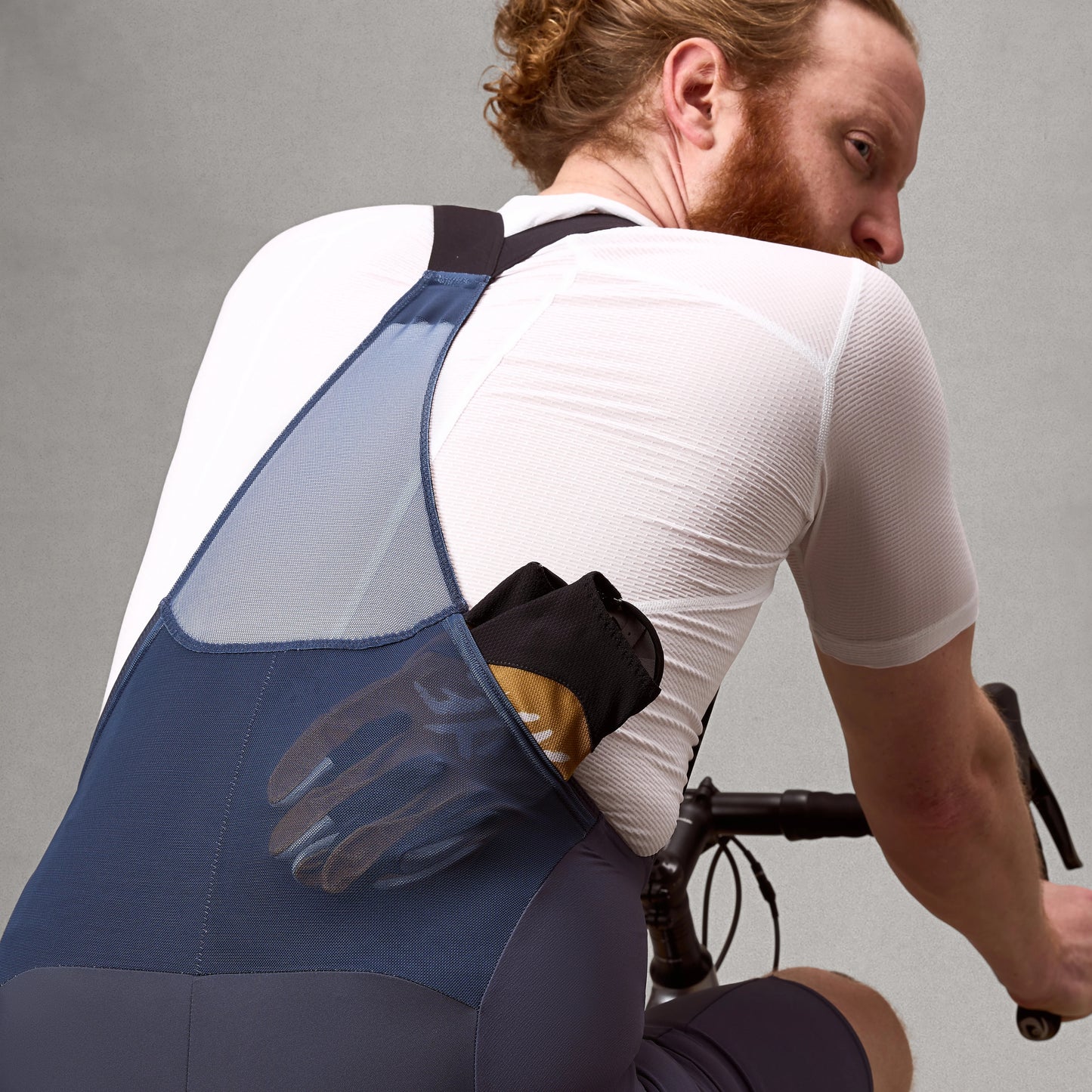 Cuissard Court à Bretelles ENDURA ALLTRACK RIDE Carbon Gris