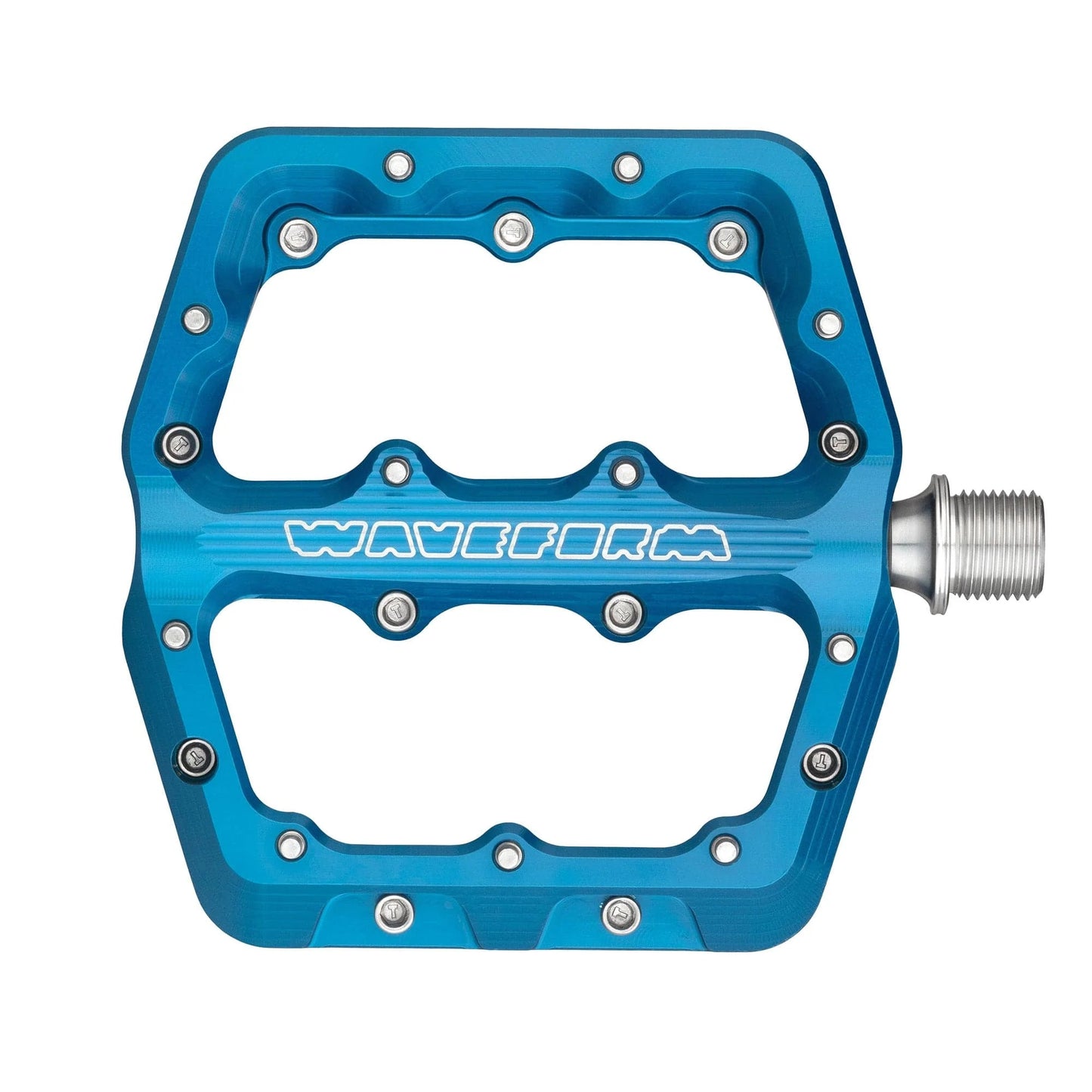 Pédales Plates WOLF TOOTH WAVEFORM Large Bleu