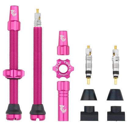 2er-Set Tubeless-Ventile WOLF TOOTH Rosa