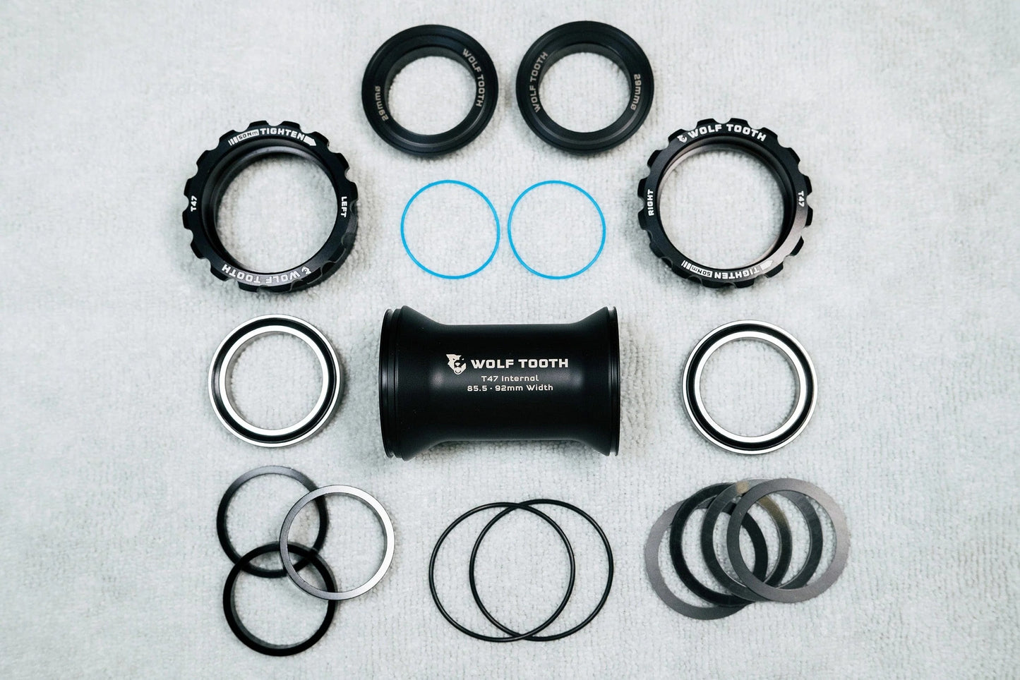 WOLFTOOTH T47 Externe 29mm SRAM DUB Pedalbox Schwarz