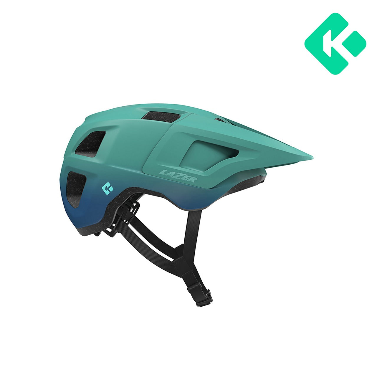 MTB-Helm LAZER FINCH KINETICORE Junior Teal Matt