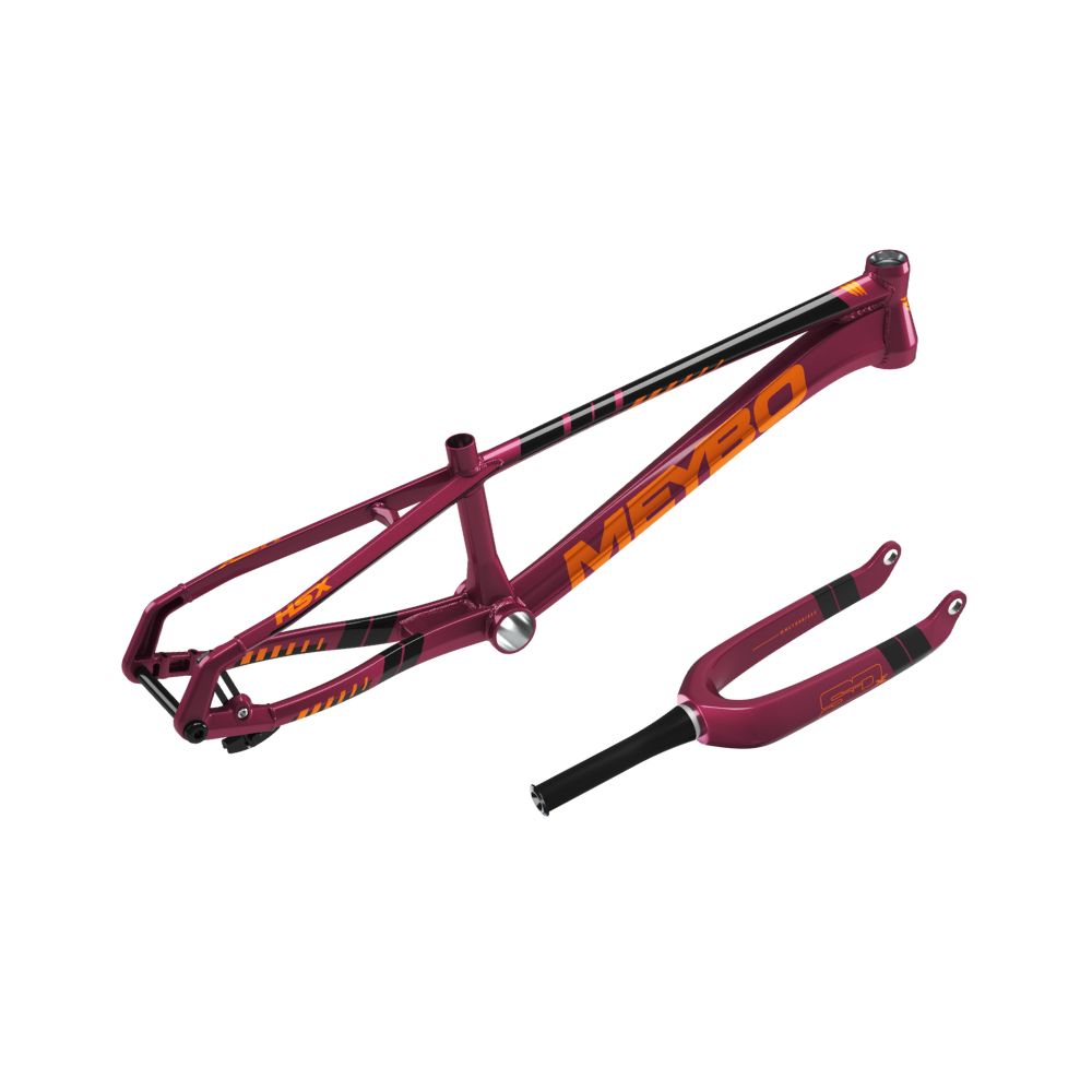 Kit Cadre/Fourche MEYBO HSX AL 2026 Bordeaux/Orange