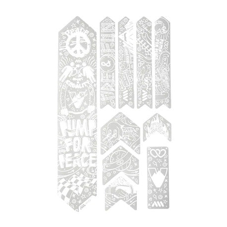 Protection Adhésive pour Cadre ALL MOUNTAIN STYLE EXTRA Pump for Peace Blanc