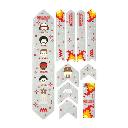 Klebefolie Rahmenschutz ALL MOUNTAIN STYLE EXTRA Stranger Things 8bit Transparent