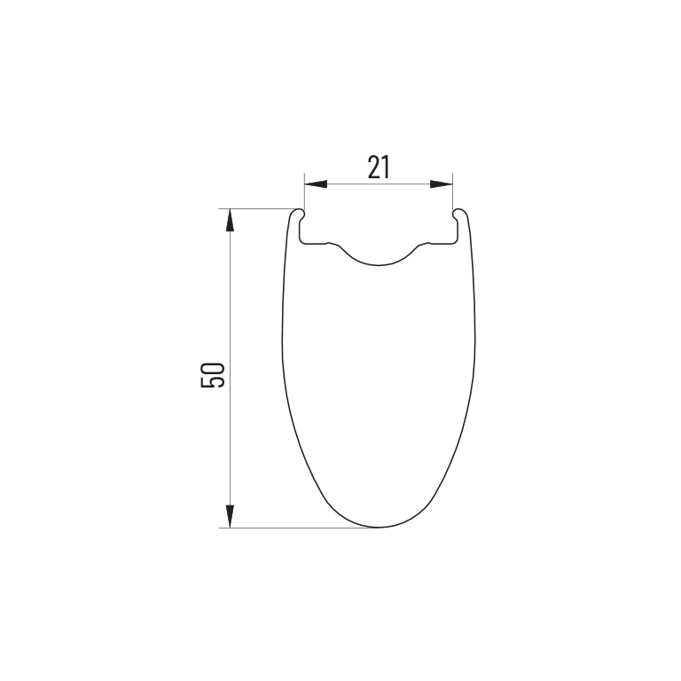 Paar MICHE KLEOS 50 DISC Tubeless Ready (Center Lock) Laufräder
