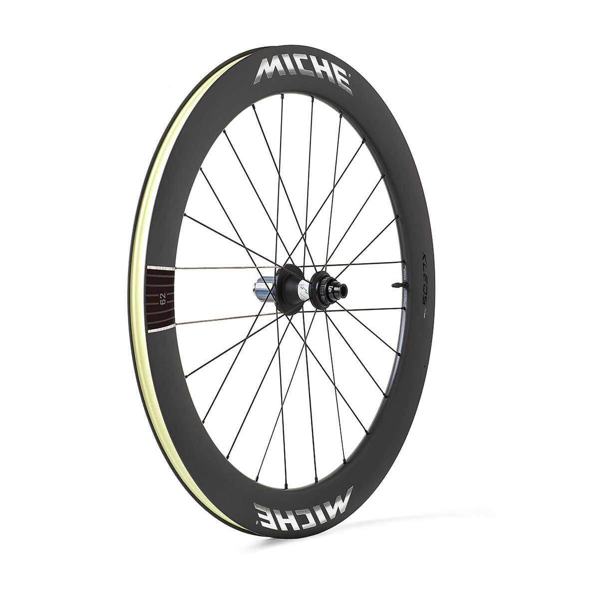 Laufradsatz MICHE KLEOS RD DX62 Tubeless Ready (Center Lock) Team Edition