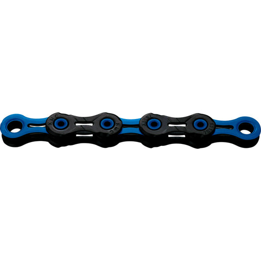 Chaîne 12V KMC DLC12 Waxed Noir/Bleu Ciré