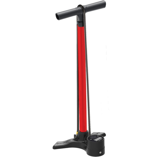 Pompe à Pied LEZYNE MACRO FLOOR DRIVE DIGITAL HP Rouge