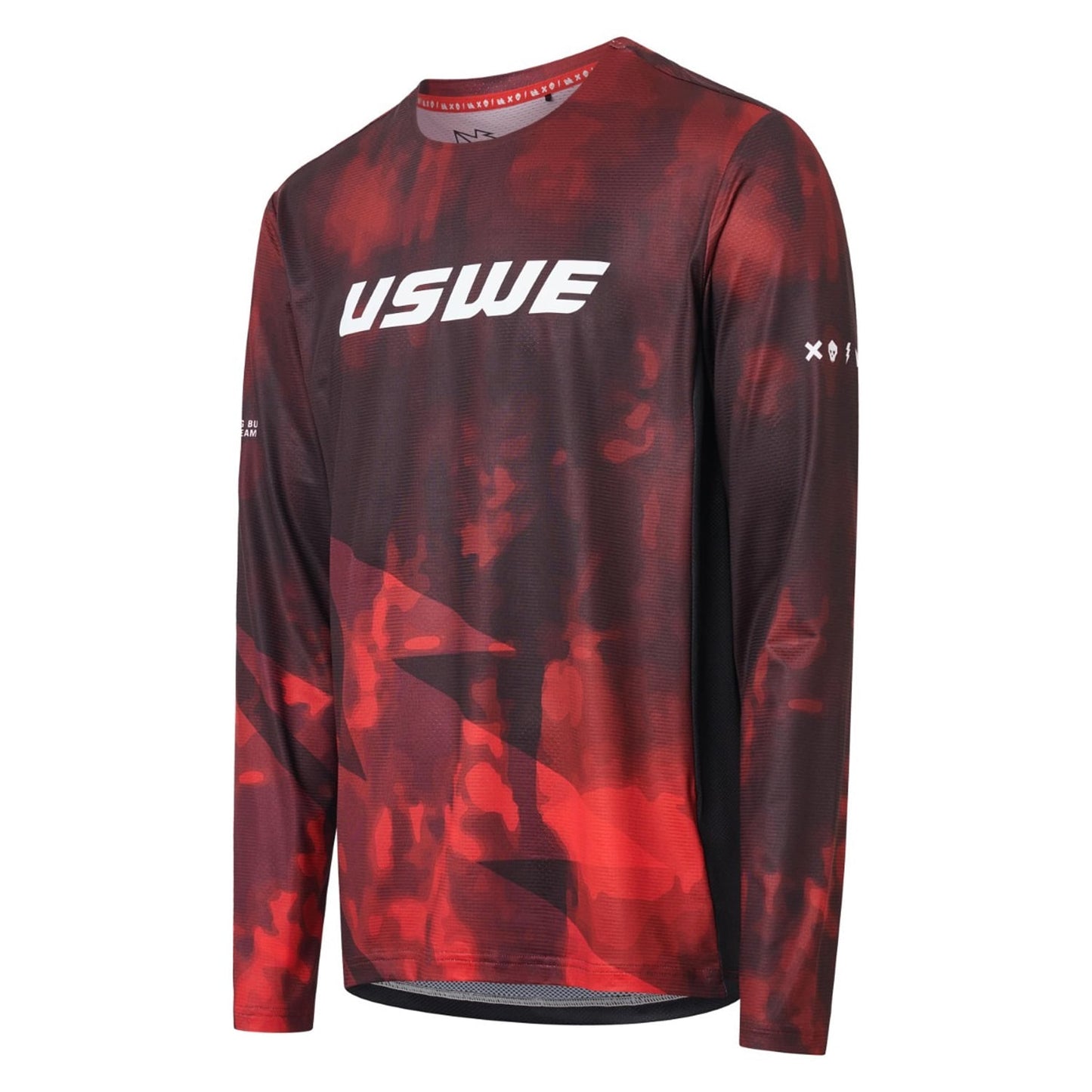 Maillot USWE LUFTIG MTB Manches Longues Rouge