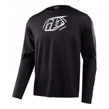 Trikot TROY LEE DESIGNS SPRINT ICON Langarm Schwarz