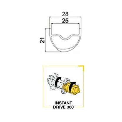 Laufradsatz MAVIC ALLROAD 1 DISC Tubeless Ready (Center Lock)
