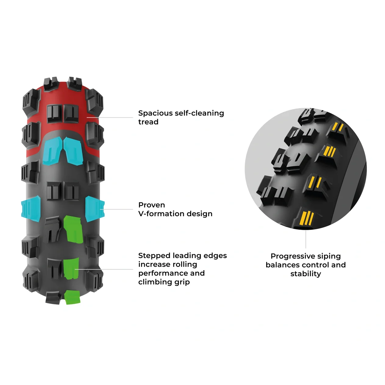 VITTORIA Mazza 29x2.4 Trail Graphene 2.0 Tubeless Ready Reifen Weich Schwarz/Beige