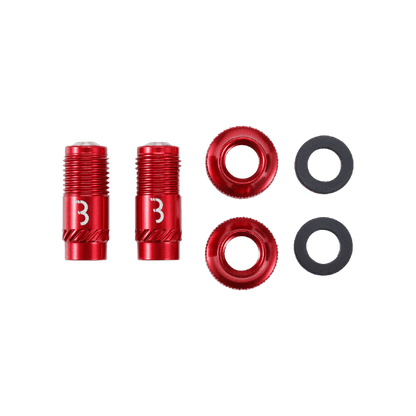 Embouts de Valves BBB CORE CAP Rouge (x2)