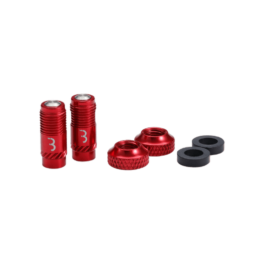 Embouts de Valves BBB CORE CAP Rouge (x2)