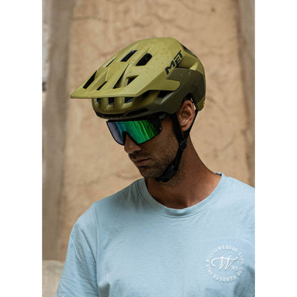 MTB-Helm MET REVO MIPS Blau/Grün