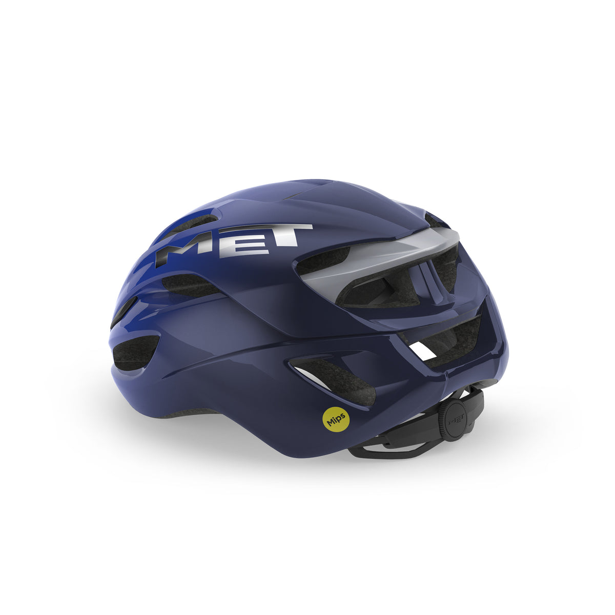 Casque Route MET RIVALE MIPS Bleu Luminous Brillant