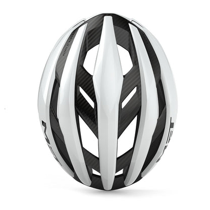 Rennradhelm MET TRENTA 3K CARBON MIPS Weiß