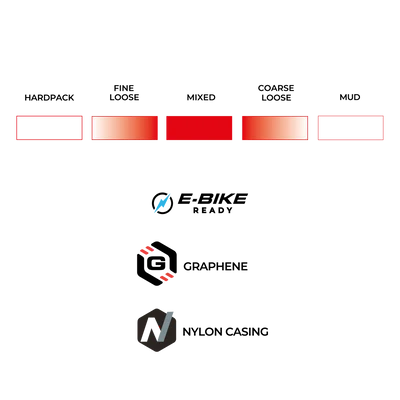 Pneu VITTORIA MEZCAL XC TRAIL 27.5x2.40 4C Graphene 2.0 Tubeless Ready Souple Noir