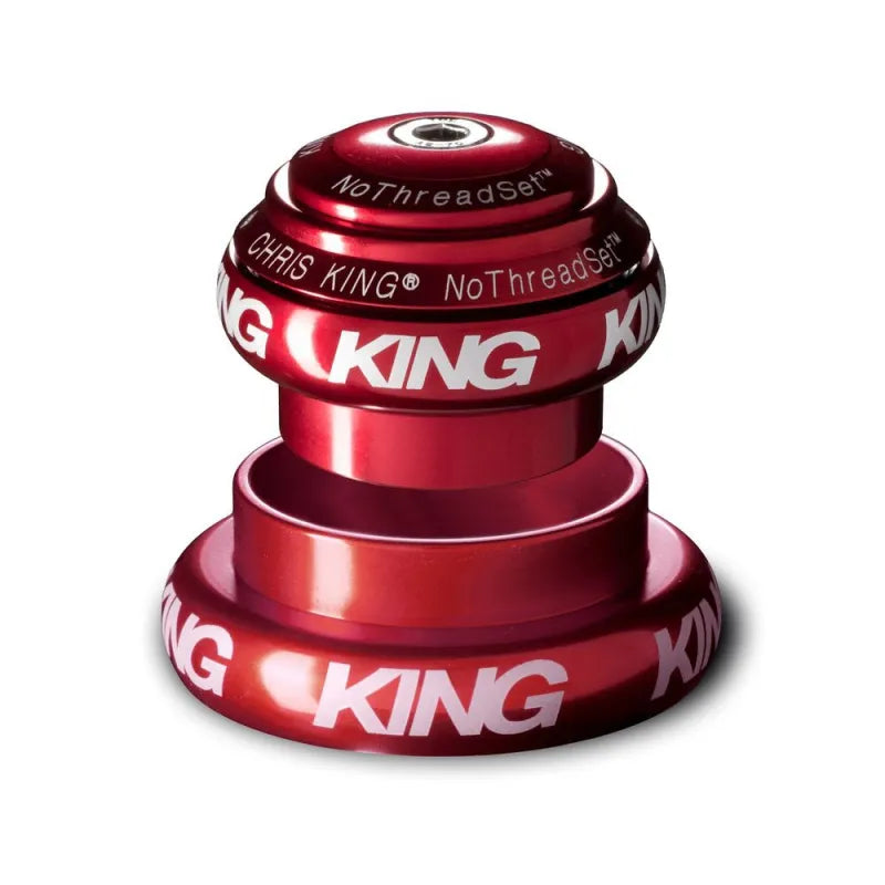 Externer Steuersatz CHRIS KING NOTHREADSET 1"1/8-1.5" EC34/EC44 Rot