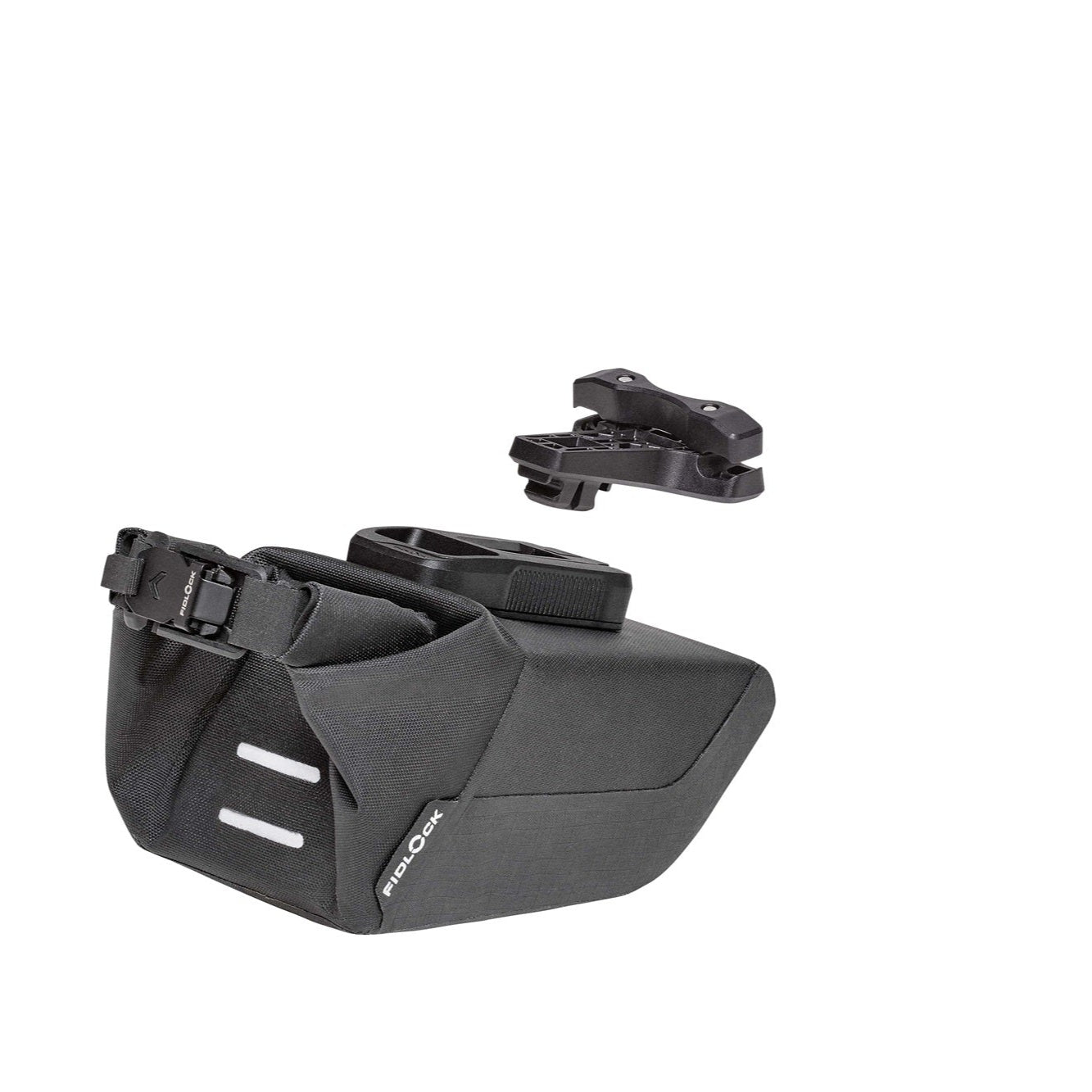 Satteltasche + Halterung FIDLOCK PINCLIP SET Schwarz