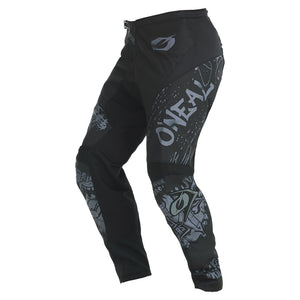 O'NEAL ELEMENT RANCID Hose Schwarz/Grau – Vorderansicht