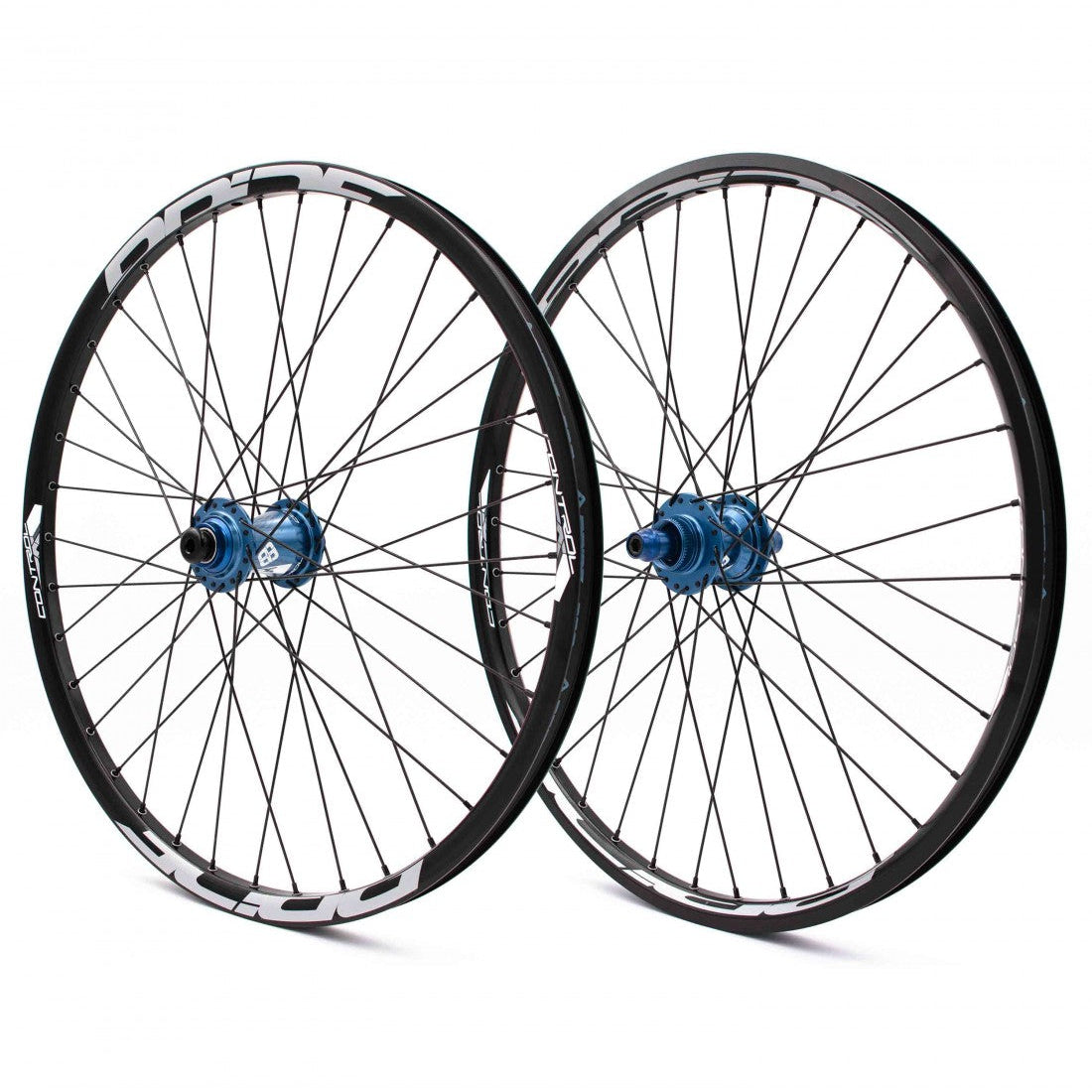 Paire de Roues PRIDE 24" (507mm) Control V1 V-Brake/Disc Axes 20/10mm Bleu