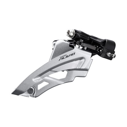 Dérailleur Avant SHIMANO ALIVIO FD-M3100-M 3x9V Collier Haut — vue 1 sur fond blanc